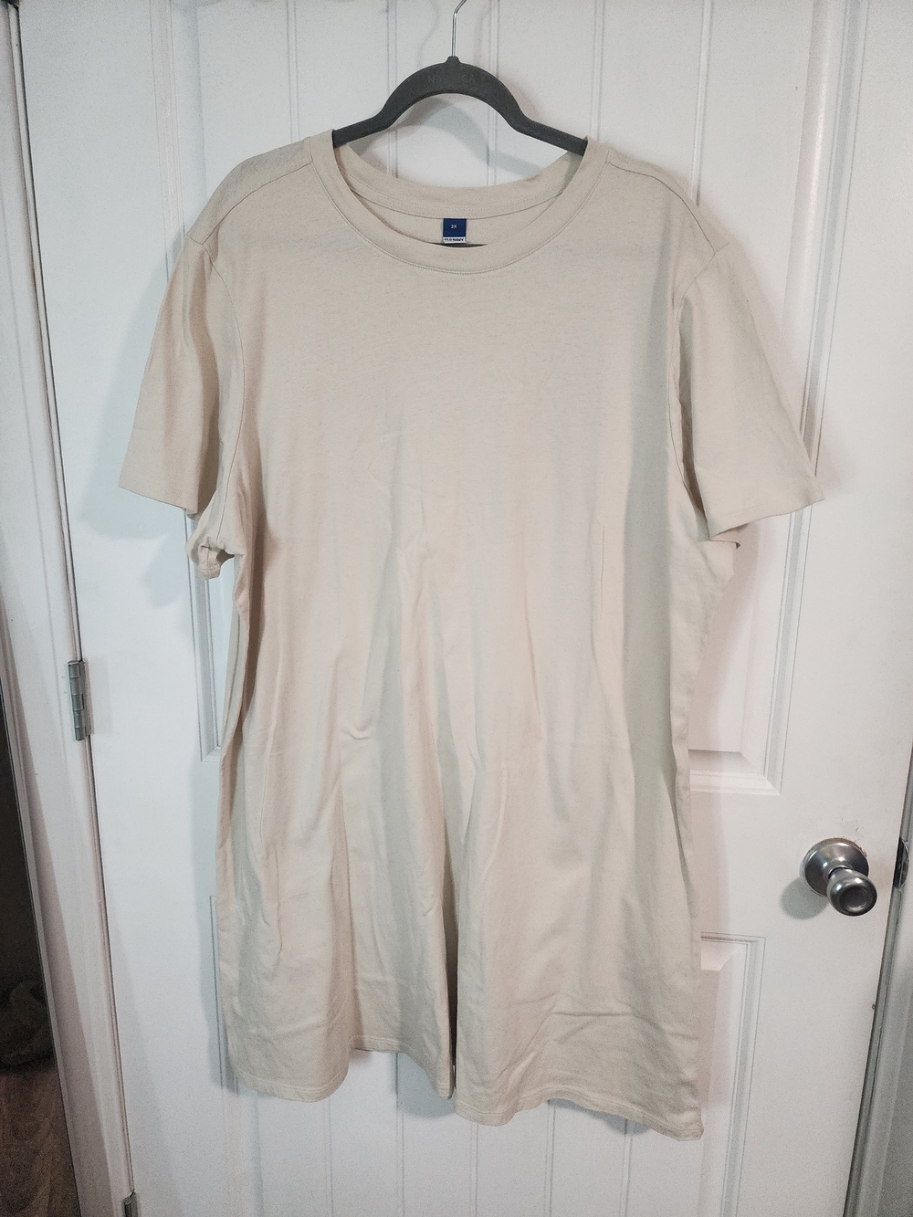 Old Navy Short Sleeve Crew Neck T-Shirt - Cream